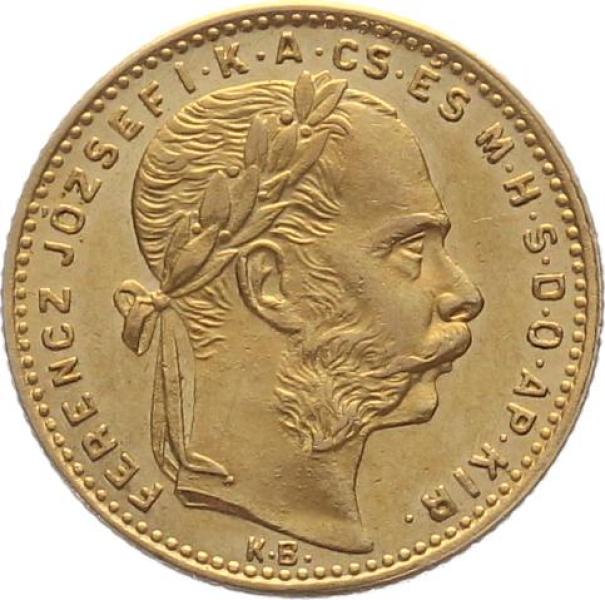 Ungarn 8 Forint 1885 KB - Ferencz Jozsef I.